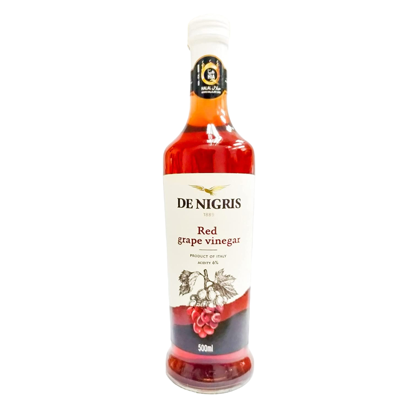 De Nigris Grape Red Wine Vinegar 500ml
