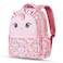 Nohoo Kids 16 Inch School Bag with Lunch Bag Combo Unicorn - Pink