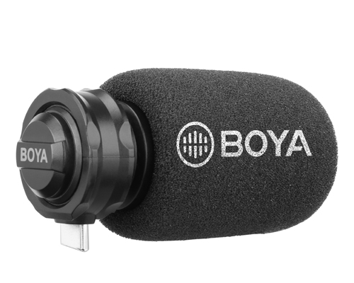 BOYA PLUG IN MICROPHONE FOR TYPE-C DEVICES DM100