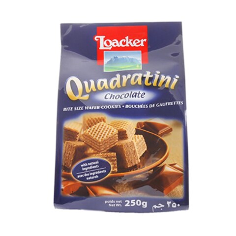 Loacker Quadratini Wafer Chocolate 250GR