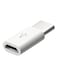 Generic USB Type-C Male To Micro USB Connector Adapter, White