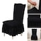 Turkish Stretchable Chair Cover Black Free Size