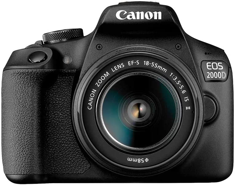 Canon EOS 2000D DSLR With EF-S 18-55mm f/3.5-5.6 IS II Lens 24.1MP,Built-In Wi-Fi And NFC