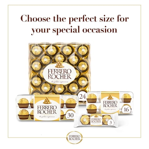 Ferrero Rocher Ramadan Lantern Fine Crunchy Hazelnuts Milk Chocolate 225g