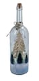 Christmas Glass Bottle Decoration w/ LED 8.7x31cm
