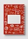 Lowha Spiral Notebook With 60 Sheets And Hard Paper Covers With Back To School Orange Design, For Jotting Notes And Reminders, For Work, University, School