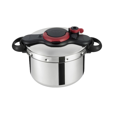 Tefal Clipso Minut Perfect Pressure Cooker With Timer Silver 9L