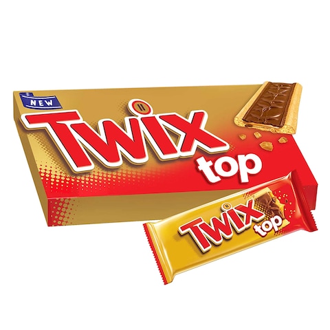 Buy Twix  Top Chocolate Bars 21g Pack of 10 in UAE