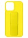Zolo Finger Grip Holder and standing cover with Car Magnetic Multi-function Shockproof Protective Case Cover For iphone 14 Pro Max Yellow