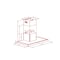 Hoover Built-In T-Shape Hood 90cm, HTH-A90-SBI