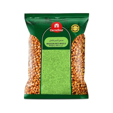 Carrefour Whole Masoor Dal (Whole Red Lentils) 400g