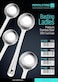 Royalford 28 Cm Stainless Steel Basting Ladle- Rf11482, Ideal For Cooking And Serving Food, Premium-Quality Ladle, Food-Grade, Elegant And Lightweight Design, Silver