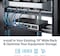 1U Vented Rack Mount Shelf 10&quot; Deep - Durable and Heavy Duty Steel - Network Rack Shelf