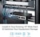 1U Vented Rack Mount Shelf 10" Deep - Durable and Heavy Duty Steel - Network Rack Shelf