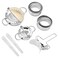 Generic Stainless Steeldumplings Maker 11 Pcs, Press Mold Set And Cutter For Chinese Wonton Pie Ravioli Pierogi, Gyoza Dough Pastry Wrappers Pot Stickers Skin Manual Stuffing Spoon Flour Ring Tools