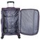 Eminent Expandable Trolley Luggage Set of 3 Bag Soft Suitcase for Unisex Travel Polyester Shell Lightweight with TSA lock Double Spinner Wheels E765SZ Purple