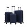 STARLIFE 3 Piece ABS Hard side Trolley Luggage Set Spinner Wheels with Number Lock