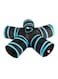 Cat Tunnel Toy 5 Way Tunnels Extensible Foldable Portable Durable Tunnel Toys With Bell black/blue