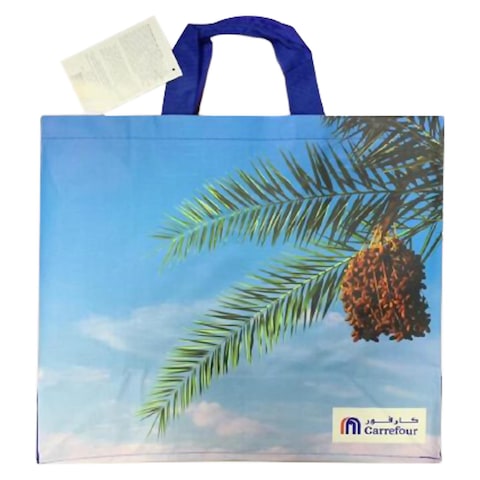 Carrefour Printed Shopping Bag Multicolour