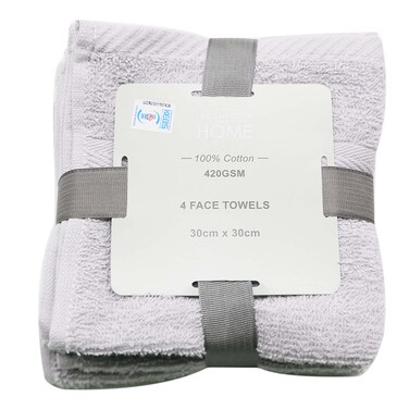 4 Face Towelsdark Navy30X30 Cm