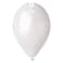 12in Metallic White Latex Balloon 100CT