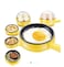 Electric Multi functional Fry Pan Yellow/Black 16 centimetre