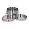 Delcasa Stainess Steel Lunch Box With Plate 14Cm