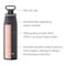 Borosil GoSport Vacuum Insulated Bottle Black 900ml