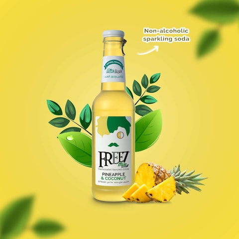 Freez Mix Carbonated Flavored Drink Pineapple And Coconut 275ml