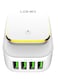 LDNIO A4405 LED Touch Lamp Adapter With Cable 3 USB Port &ndash; White White