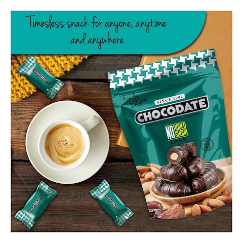 Chocodate No Added Sugar Dark Chocolate 230g