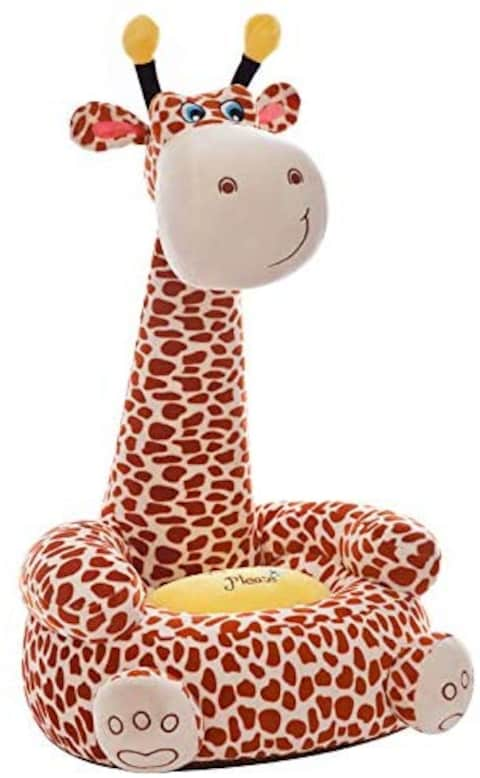 Buy Aiwanto Baby Sofa Chair Cute Kids Sofa Seat Giraffe Animal Sofa Giraffe Lazy Sofa Toddler Birthday Gift for Boys and Girls (Brown) in UAE