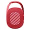 JBL Clip 4 Portable Bluetooth Speaker Wireless Red