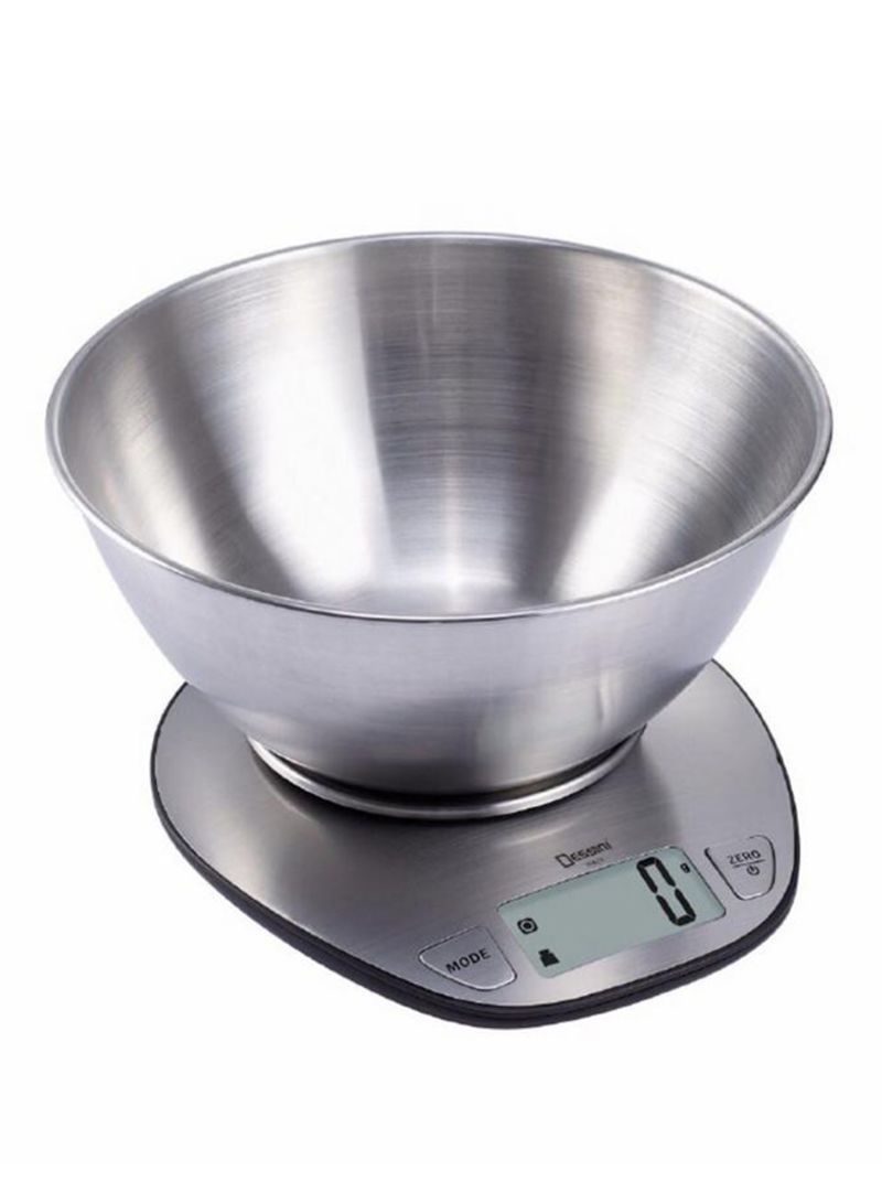 Dessini Steel Digital Scale 5Kg DKC100 Silver/Grey