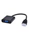 Generic - VGA Female To HDMI Male Converter Adapter 25centimeter Black