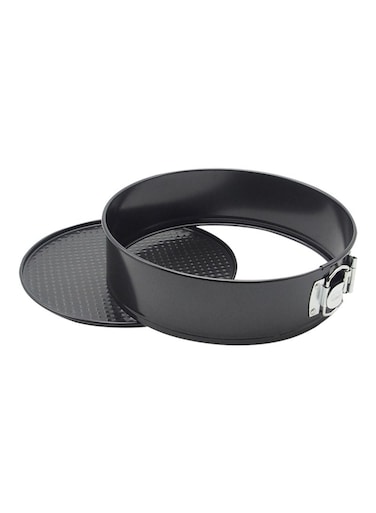 Generic Stainless Steel Round Cake Baking Pan Black 24X8X24.cm
