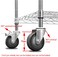 120*45*160cm Heavy Duty Trolley, Heavy Duty Hand Truck Cart, Utility Transport Cart, Utility Cart with Adjustable Shelf, Steel Service Cart with Wheels, Heavy Trolley for Warehouse/Indoor/Outdoor