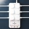 Moxedo 20W Power Strip Surge Protector 11 Way 1 USB-C PD Ports + 2 USB-A Ports + 8 AC Outlets Fast Charging with 2M Cable Length
