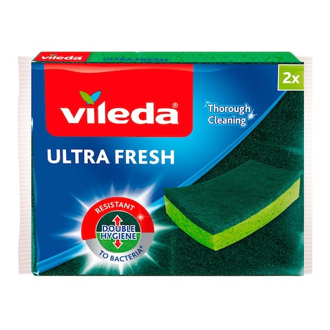 Vileda Ultra Fresh Antibacterial Sponge - 2 Pieces