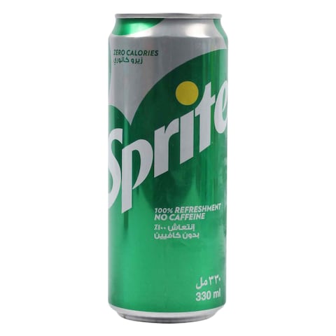 Sprite Zero Calories Soft Drink 330ml