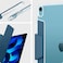 Spigen Ultra Hybrid Pro designed for iPad Air 5th Generation Case (2022) / iPad Air 4th Generation Case (2020) 10.9 inch with Pencil Holder - Teal Blue