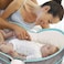Teknum 6 - in - 1 Cozy Rocker Bassinet with Wheels, Awning &amp; Mosquito net - Green
