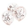 12" Rose Gold Confetti Filled 'Hello 40' Balloons