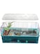 Vsell24 Aquarium Turtle Tank kit Includes Accessories with Water Filter High Anti-Escape Fence and Large Space Turtle Habitat Starter Terrarium For Baby Turtles Large(45X22X20Cm)