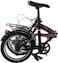 Vego Fold 16 Inch Single Speed Folding Bike, Black