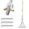 PVA Folding Sponge Mop 28cm, Telescopic Handle Folding Squeeze  3 Extra Super Absorbent PVA Sponge Refill   Household Cleaning Tool  Best for Kitchen, Tiles, Multi-Surface Hard Floor (1+3)