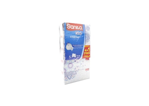 Sanita Facial Tissue 170 Sheet X Pack of 4+1