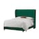 In House Roma Velvet Bed Frame - King - 200x180 cm - Dark Green