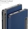 QuickTech Galaxy Tab S7 Plus 12.4 Case 2020 with S Pen Holder, Slim Stand Protective Folio Case Smart Cover for Galaxy Tab S7 Plus 2020 Release 12.4 Inch SM-T970/T975/T976 -Blue