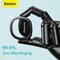 Baseus Cell Phone Ring Holder, Slimmest Phone Grip 360 Degree Rotation Metal Finger Grip Adjustable Cellphone Stand for Magnetic Car Mount For iPhone, Galaxy, Pixel and More Smartphone Black